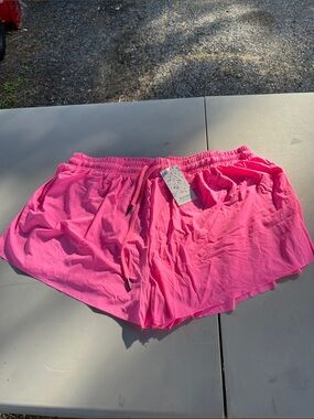 Amazon Women's Hot Pink Drawstring Athletic Shorts